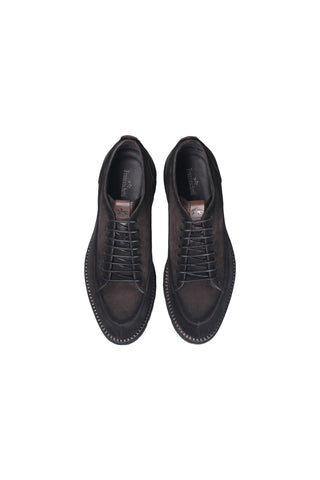 Franceschetti Berna 0128037 Suede Derby Sneakers (FCCT1086)-Dellamoda