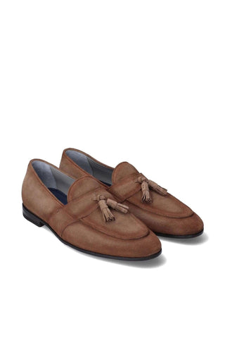 Franceschetti Bruno Suede Tassel Loafer-AmbrogioShoes