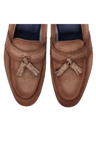 Franceschetti Bruno Suede Tassel Loafer-AmbrogioShoes