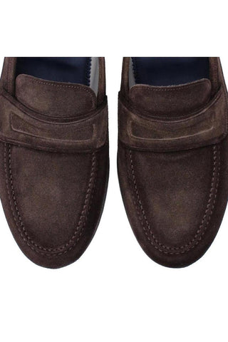 Franceschetti Carlo Suede Loafer-Dellamoda