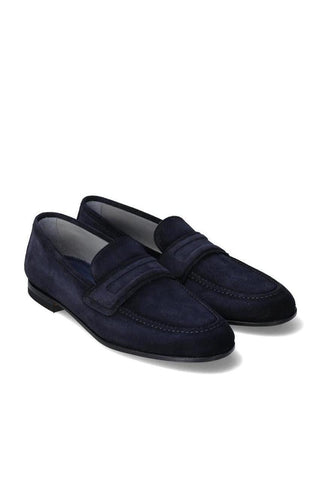 Franceschetti Carlo Suede Loafer-Dellamoda