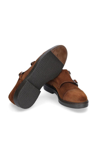 Franceschetti Clay Calf-Skin Leather Double Monk-Strap(FCCT1130)-AmbrogioShoes