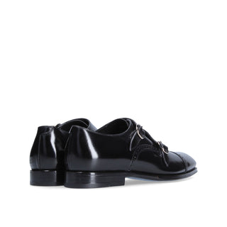 Franceschetti Colmar Calf-Skin Leather Double Monk-Straps Loafers (FCCT1030)-AmbrogioShoes