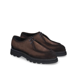 Franceschetti Davos 7467017 Men's Luxury Italian Shoes Suede Derby (FCCT1084)-AmbrogioShoes