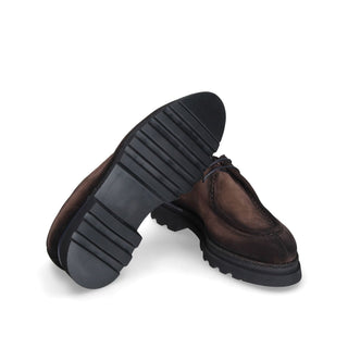 Franceschetti Davos 7467017 Men's Luxury Italian Shoes Suede Derby (FCCT1084)-AmbrogioShoes