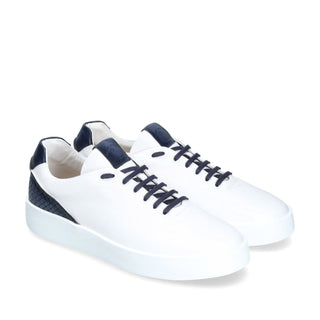 Franceschetti Elia Woven / Calf-Skin Leather Casual Sneakers (FCCT1057)-AmbrogioShoes