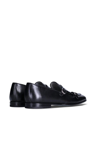 Franceschetti Enrico Leather Double Monk-Strap-Dellamoda