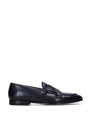 Franceschetti Enrico Leather Double Monk-Strap-Dellamoda
