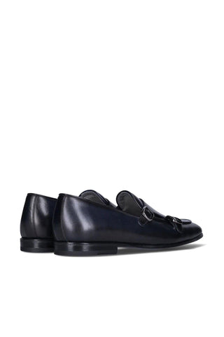 Franceschetti Enrico Leather Double Monk-Strap-Dellamoda