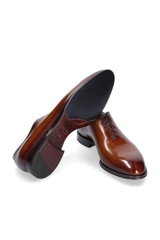 Franceschetti French Imperia Leather Whole-Cut Oxford-Dellamoda