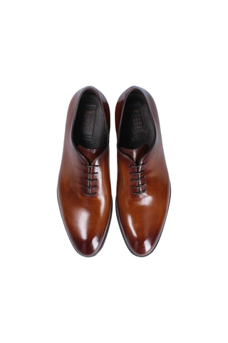 Franceschetti French Imperia Leather Whole-Cut Oxford-Dellamoda