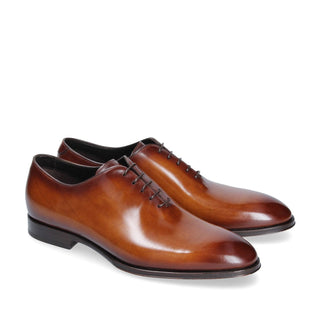 Franceschetti French Imperia Men's Shoes Calf-Skin Leather Whole-Cut Oxfords (FCCT1021)-AmbrogioShoes