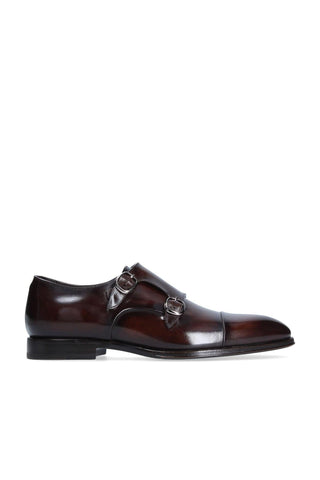 Franceschetti Genoa Calf-Skin Leather Double Monk-Straps Loafers (FCCT1023)-AmbrogioShoes