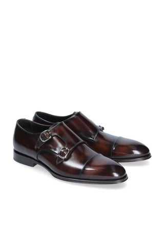 Franceschetti Genoa Leather Double Monk-Strap