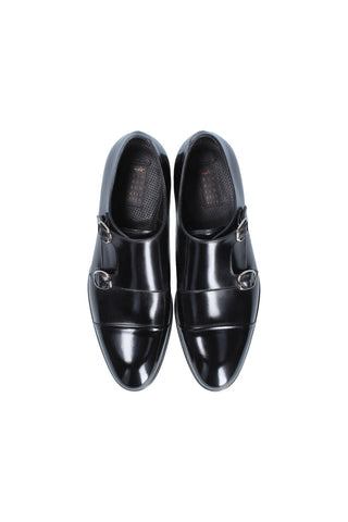 Franceschetti Genoa Leather Double Monk-Strap-Dellamoda