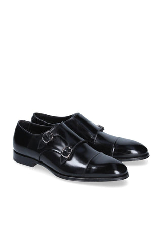 Franceschetti Genoa Leather Double Monk-Strap-Dellamoda