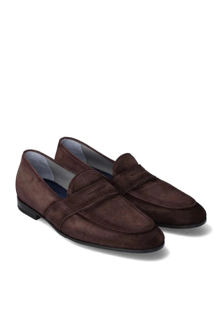 Franceschetti Giulio Suede Penny Loafer-AmbrogioShoes