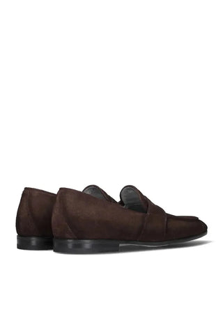Franceschetti Giulio Suede Penny Loafer-Dellamoda