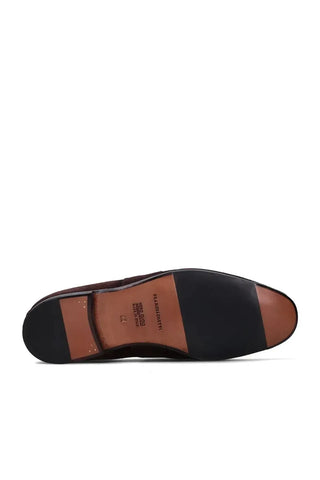 Franceschetti Giulio Suede Penny Loafer-Dellamoda
