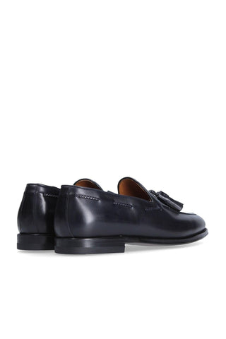 Franceschetti Harry Blue Calf-Skin Leather Tassels Loafers (FCCT1017)-AmbrogioShoes