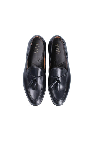 Franceschetti Harry Blue Calf-Skin Leather Tassels Loafers (FCCT1017)-AmbrogioShoes