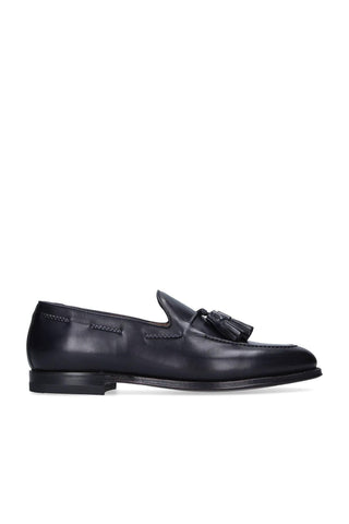 Franceschetti Harry Blue Leather Tassels Loafers (FCCT1017)-Dellamoda