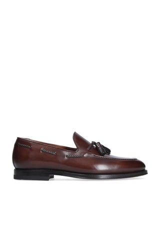 Franceschetti Harry Dark Brown Leather Tassels Loafers (FCCT1016)