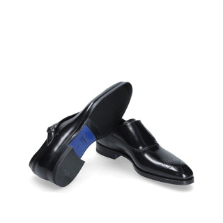 Franceschetti Liege Men's Luxury Italian Shoes Calf-Skin Leather Single Monk Strap (FCCT1094)-AmbrogioShoes