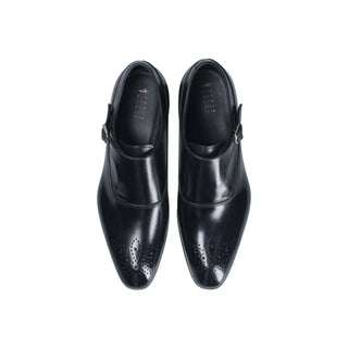 Franceschetti Liege Men's Luxury Italian Shoes Calf-Skin Leather Single Monk Strap (FCCT1094)-AmbrogioShoes