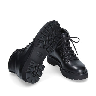 Franceschetti Livigno Men's Luxury Italian Shoes Calf-Skin Leather Hiking Boots (FCCT1025)-AmbrogioShoes