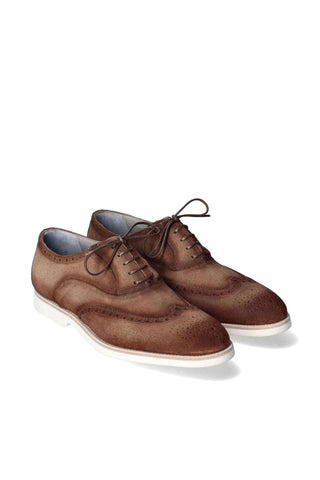 Franceschetti Lorenzo Suede Wing-Tip Derby