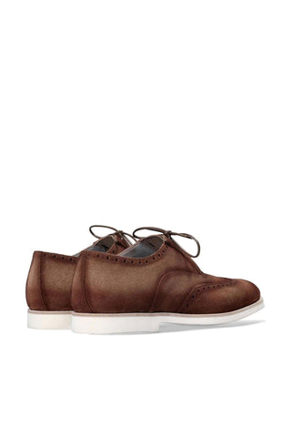Franceschetti Lorenzo Suede Wing-Tip Derby