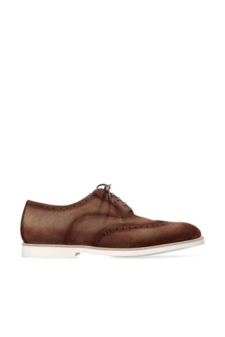 Franceschetti Lorenzo Suede Wing-Tip Derby