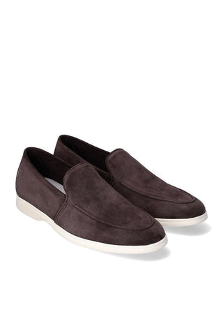Franceschetti Luca Suede Moccasin Loafer-Dellamoda