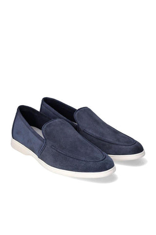 Franceschetti Luca Suede Moccasin Loafer-Dellamoda
