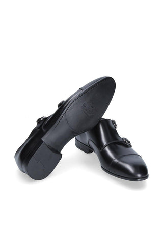 Franceschetti Lucca Calf-Skin Leather Double Monk-Strap(FCCT1126)-AmbrogioShoes