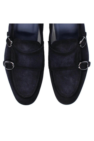 Franceschetti Massimo Suede Double Monk-Strap