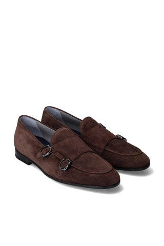 Franceschetti Massimo Suede Double Monk-Strap