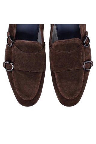Franceschetti Massimo Suede Double Monk-Strap