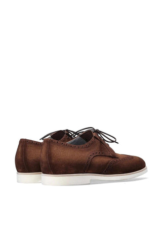 Franceschetti Matteo Suede Wing-Tip Derby-Dellamoda