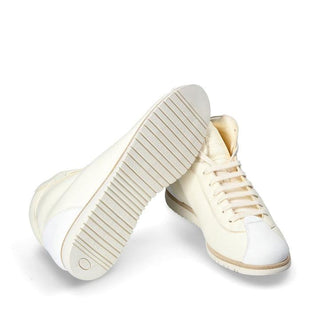 Franceschetti Memphis Men's Luxury Italian Shoes Calf-Skin Leather High-Top Sneaker (FCCT1117)-AmbrogioShoes