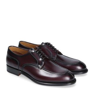 Franceschetti Men's Luxury Italian Shoes Calf-Skin Leather Split-Toe Derby (FCCT1088)-AmbrogioShoes