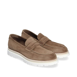 Franceschetti Miami Men's Luxury Italian Shoes Suede Leather Penny Loafer (FCCT1113)-AmbrogioShoes