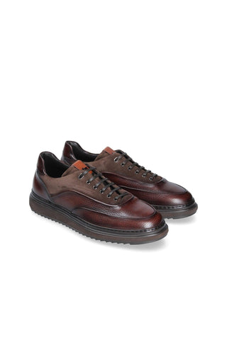 Franceschetti Monza Suede / Calf-Skin Leather Casual Sneakers (FCCT1092)-AmbrogioShoes