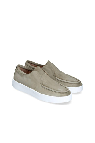 Franceschetti Morgan Light Green Suede Slip-On Sneakers (FCCT1010)-Dellamoda