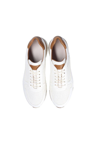Franceschetti Nara Deer-Skin Leather Casual Sneakers (FCCT1042)-AmbrogioShoes