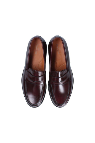 Franceschetti Newport Leather Penny Loafers (FCCT1027)-Dellamoda