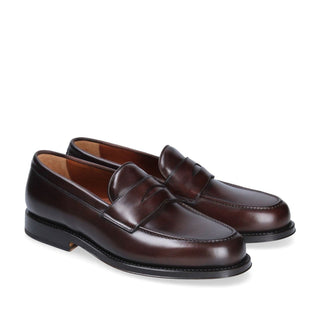 Franceschetti Newport Men's Shoes Calf-Skin Leather Penny Loafers (FCCT1027)-AmbrogioShoes