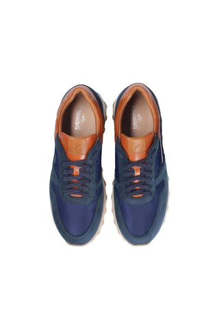 Franceschetti Orlando Fabric / Nubuck / Leather Sneaker-Dellamoda