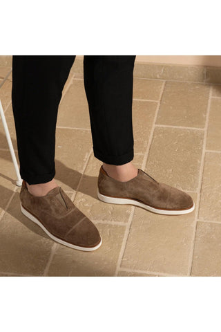 Franceschetti Phoenix Suede Slip-On Loafer (FCCT1114)-Dellamoda